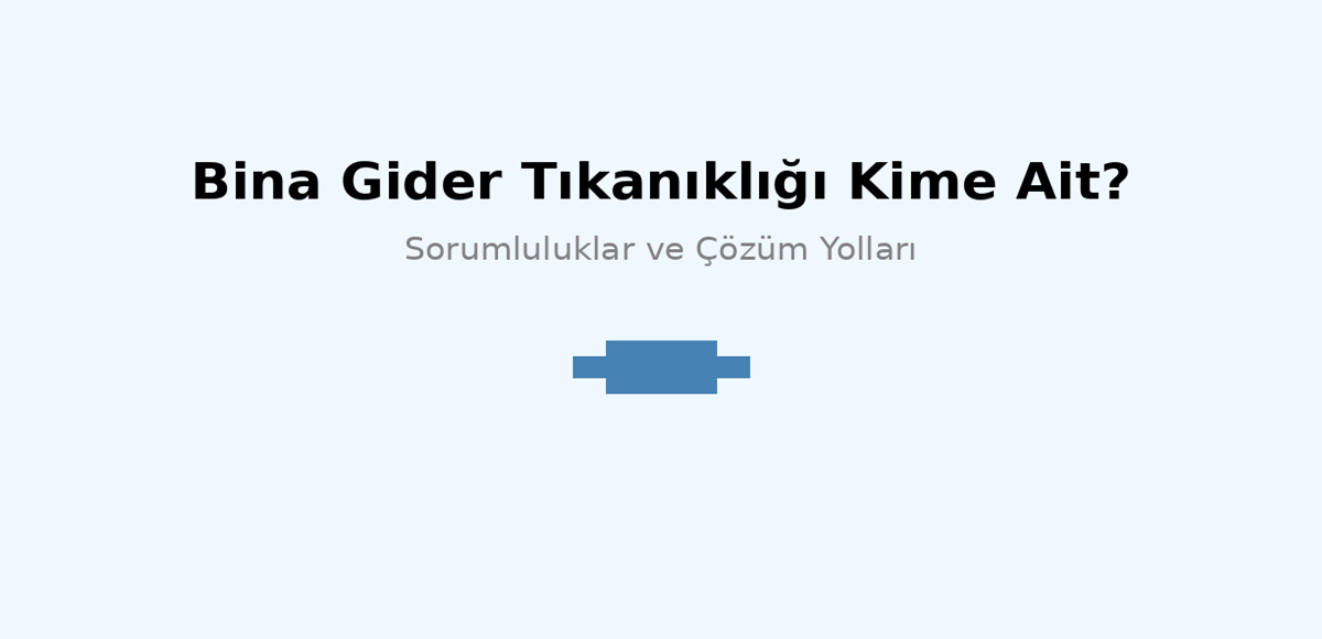 Bina Gider Tıkanıklığı Kime Ait?