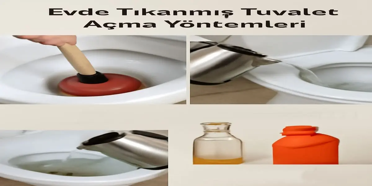 Evde Tıkanmış Tuvalet Açma Yöntemleri