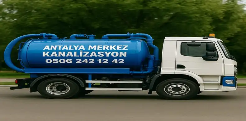 Antalya Merkezde 724 Acil Vidanjör Hizmeti
