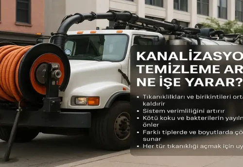 Kanalizasyon Temizleme Aracı Ne İşe Yarar?