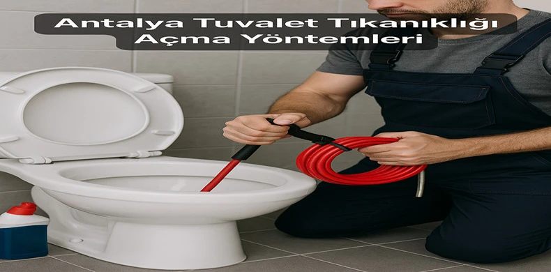 Antalya Tuvalet Tıkanıklığı Açma Yöntemleri 2 Antalya'da Kırmadan Tuvalet Gideri Açılır mı