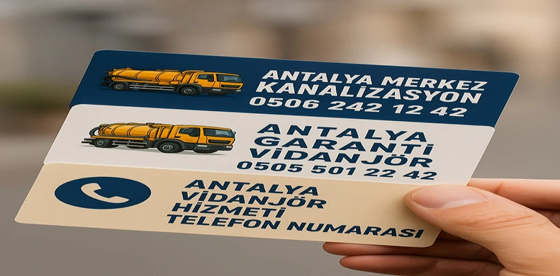 Antalya’da Vidanjör Hizmeti Veren Firmalar