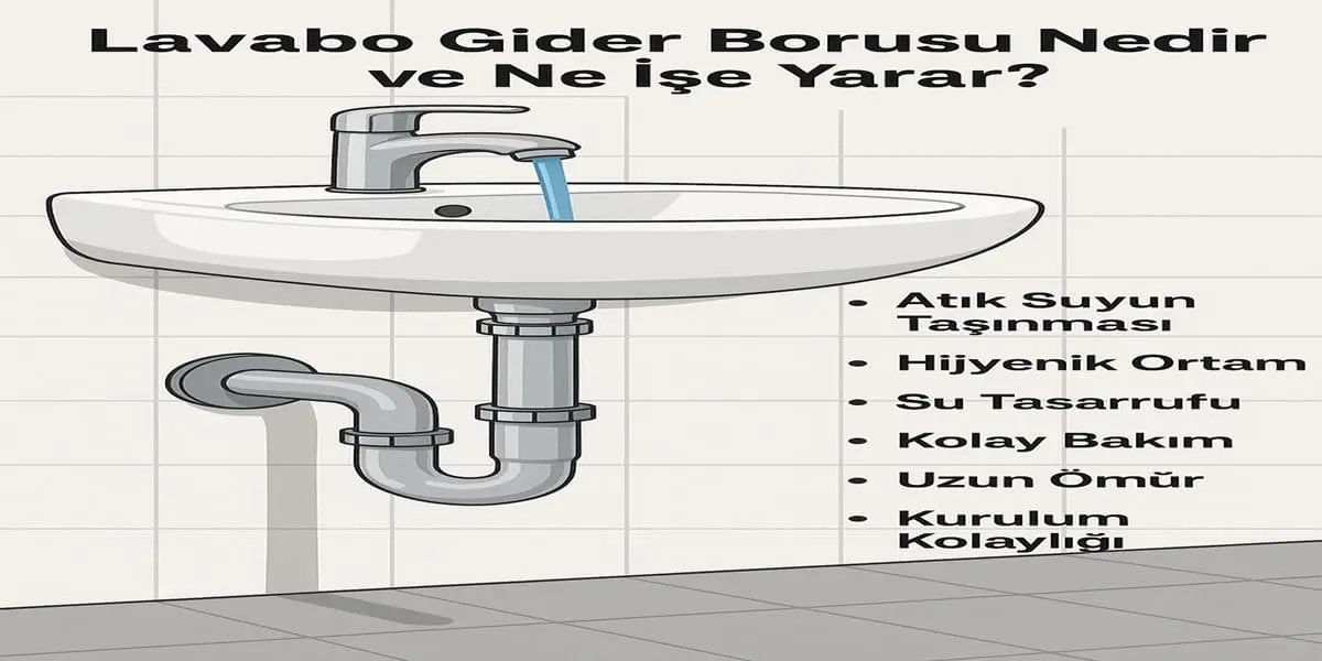 Lavabo Gider Borusu Nedir ve Ne İşe Yarar?